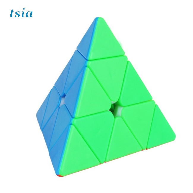 G7 Yuxin Pyramid Stickerless Speed Cube 3x3 Triangle Cube Puzzle ...