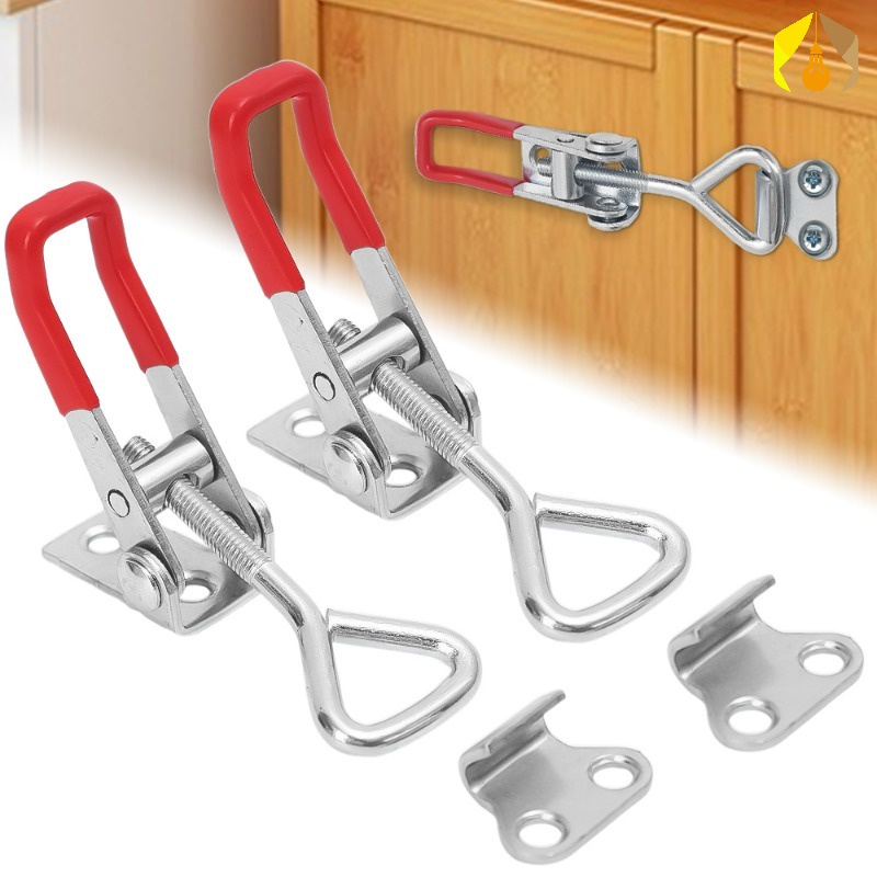 1/2Pcs Home Security Iron Adjustable Buckle Locks Clips / Safe Deposit ...