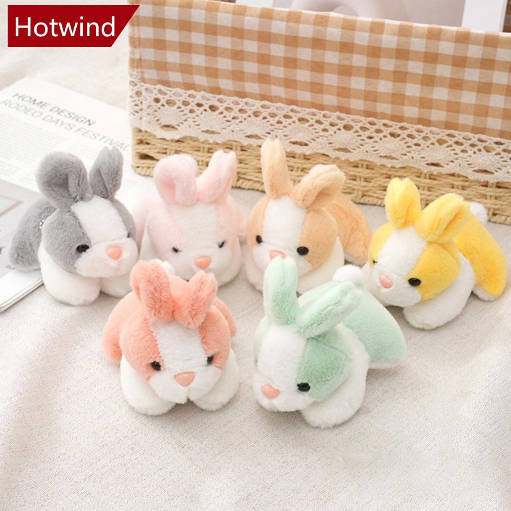 HW 12cm Cute Rabbit Plush Toys Bunny Stuffed Toys Bag Pendant Kids ...