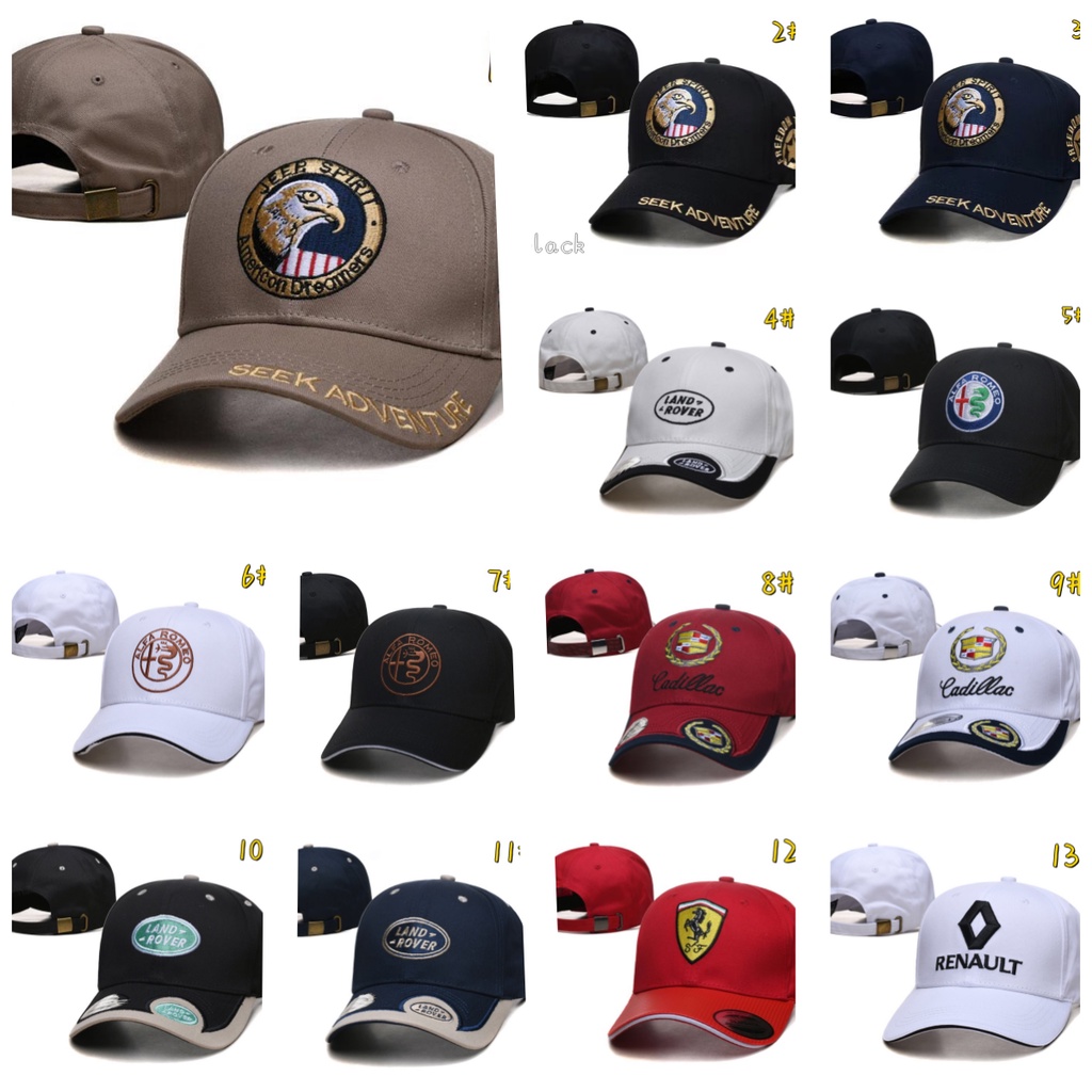 Men's Car Cap with Adjustable Curved Brim Baseball Cap Large Head