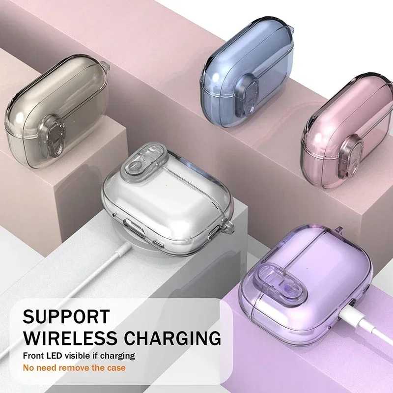 Clear Hard PC Case for AirPods 1/2/3/Pro Pro2 Soft Simple Minimalist ...