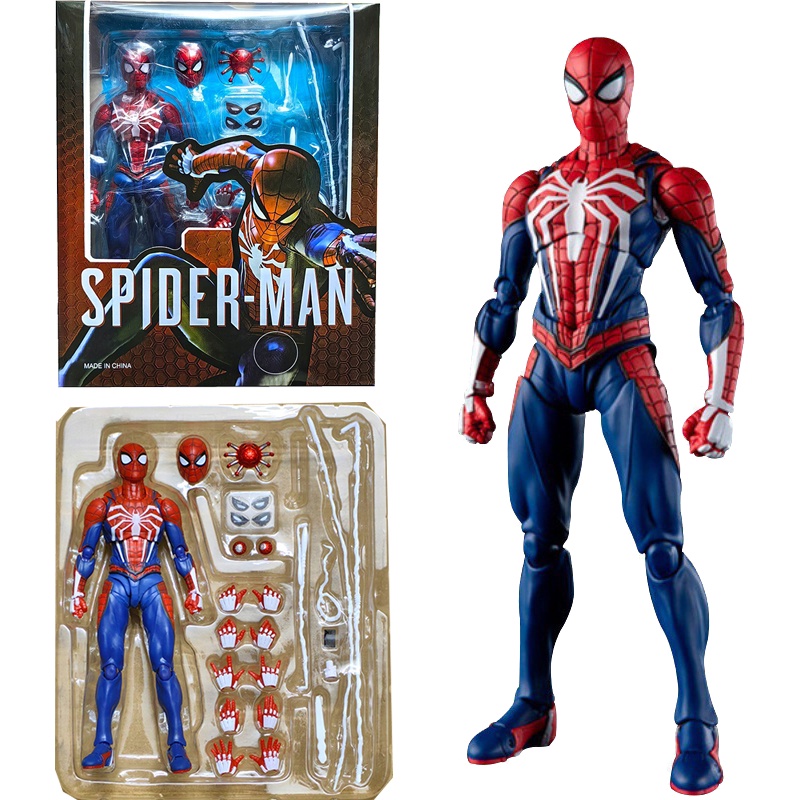 SHF Spiderman PS4 Action Figure Spider-Man: Far From Home Articulado ...