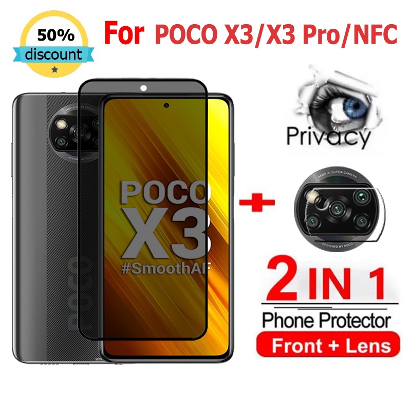 Screen Protector Poco X3 Pro Camera Glass Cheap Full Cover