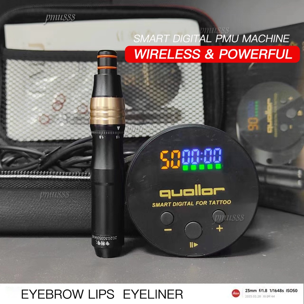 【Available/with 10 Cartridge】3nd Rechargeable Digital Permanent Makeup ...