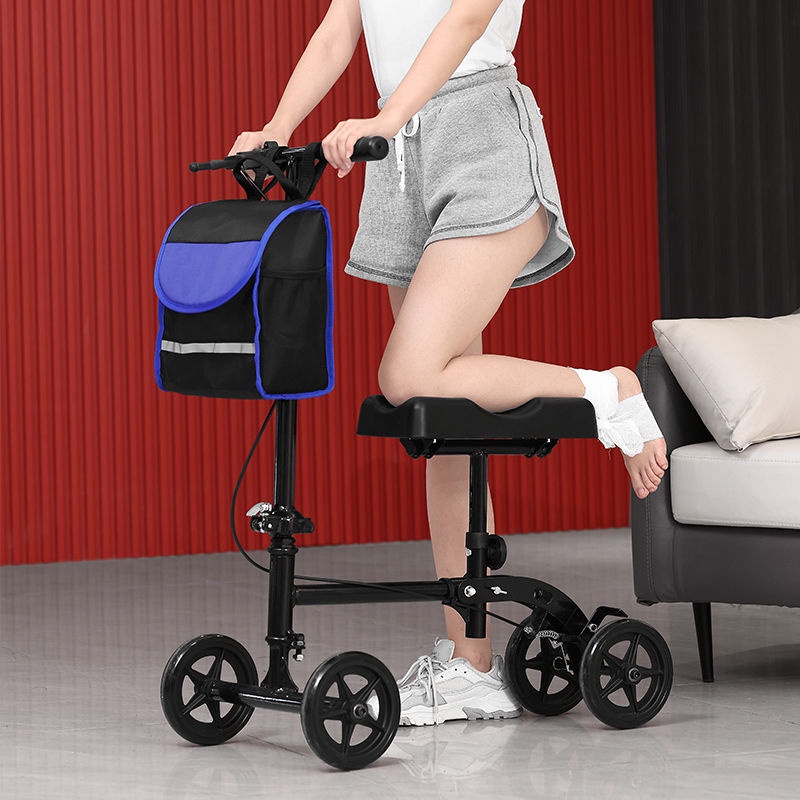 Elderly Walking Aid Fracture Single Leg Walking Trolley Disabled