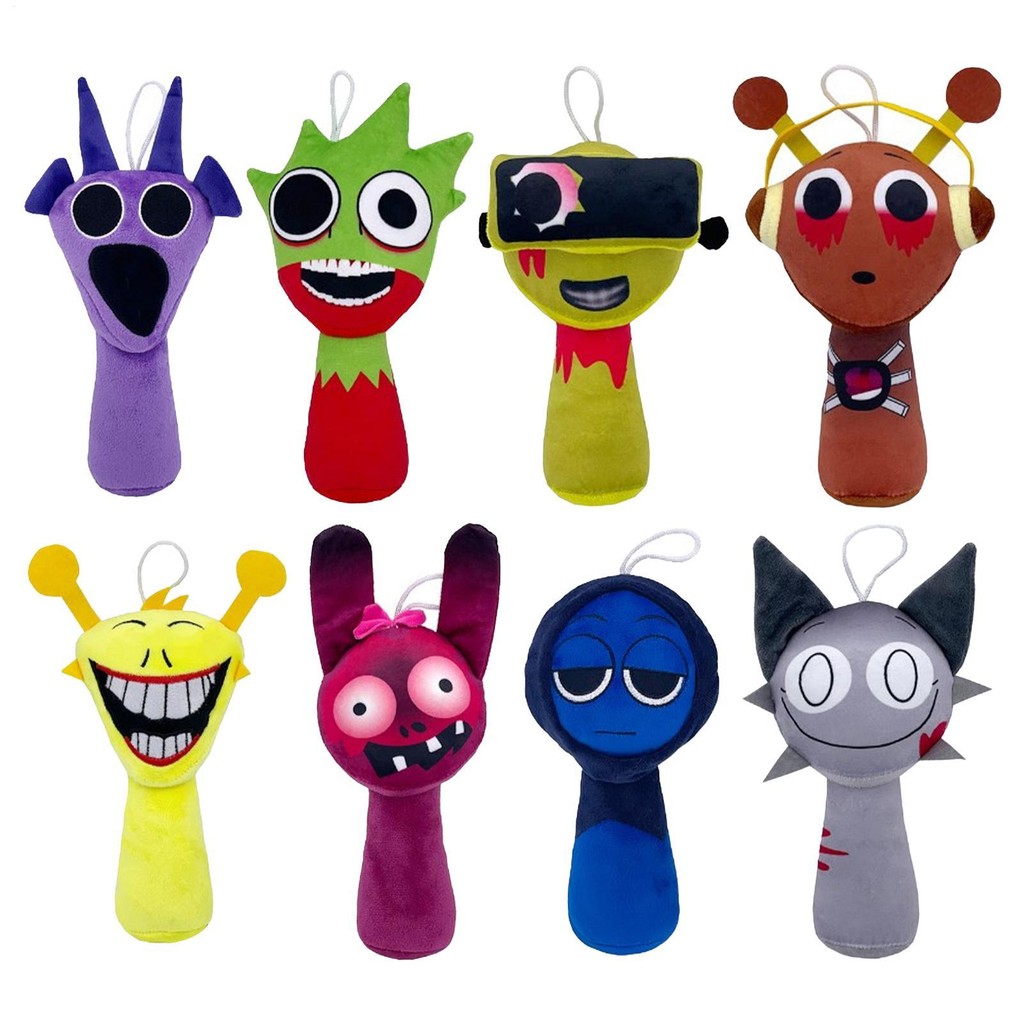 Sprunki Game Mutated Plush Doll 20cm New Toy Doll Sprunki Game ...