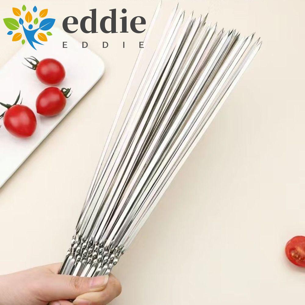 26EDIE Barbecue Skewer Camping Reusable Stainless Steel Roast Grill