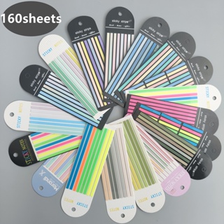 Book Annotation Supplies, 10sheets Sticky Notes Set With Ruler For Index  Tabs Page Markers 60 Colors Indexing posted classified memo writing post  bookmarks transparent color fluorescent post-it index stick a label