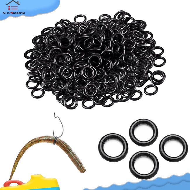 Wacky Rings - O-Rings for Wacky Rigging Senko Worms 100 orings for