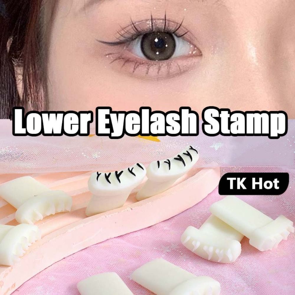 Lower Eyelash Stamps Lazy Eyeliner Assistant Seal Tool Eyeliner Stamp