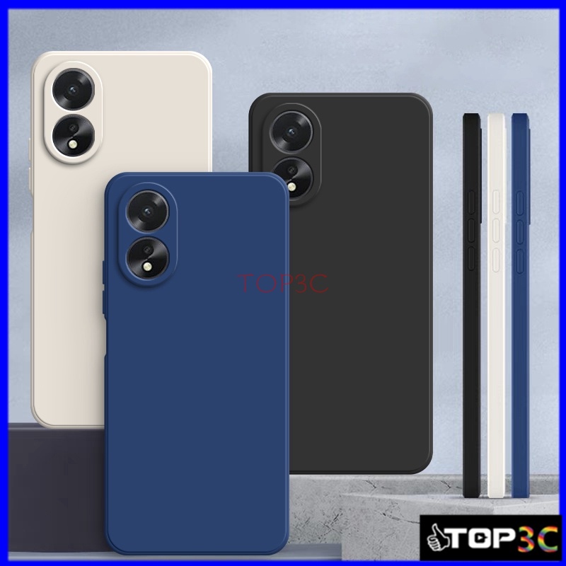 OPPO A18 case oppo A60/A38/A58/A78 4G/A98 5G/A78 5G/A17 Solid Phone
