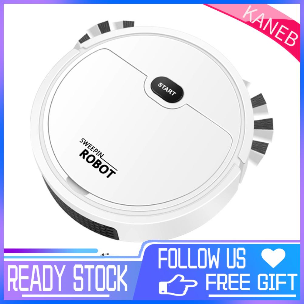 Kanebduk Robot Vacuum Cleaner USB Smart 3 In 1 Suction Sweeping Mopping