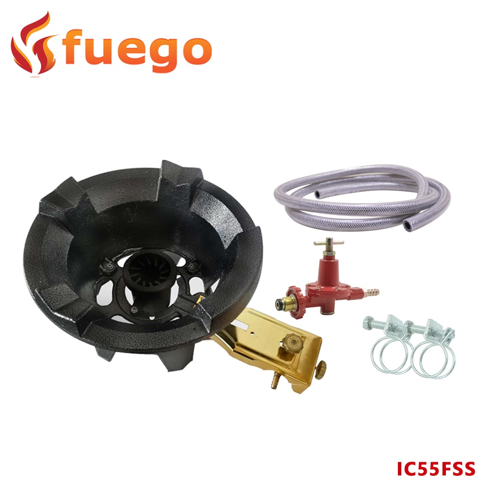 High Pressure Gas Stove Automatic Ignition w/ LPG Hose & F350 LPG