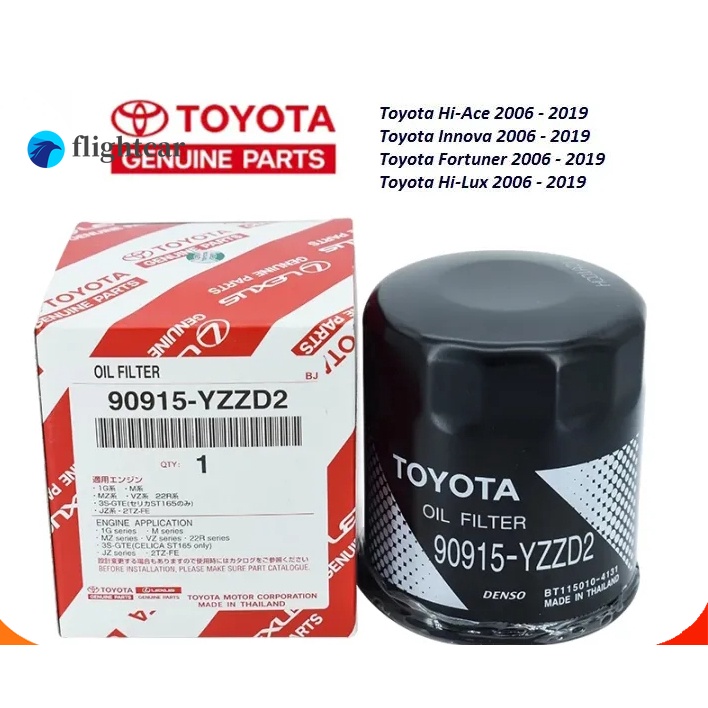 Flightcar TOYOTA Genuine Parts Oil Filter 90915-YZZD2 For Toyota ...