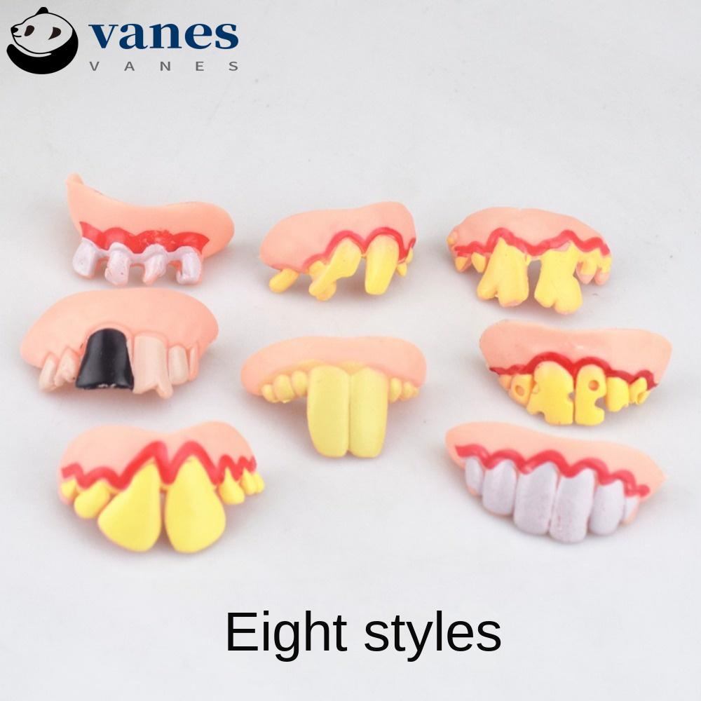 VANES Funny Dentures, Denture Gags 10 Style Fake Denture Teeth