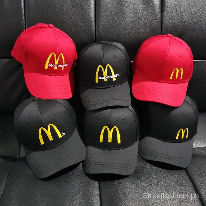 Spot McDonald's waiter work hat cap baseball cap advertising hat ...