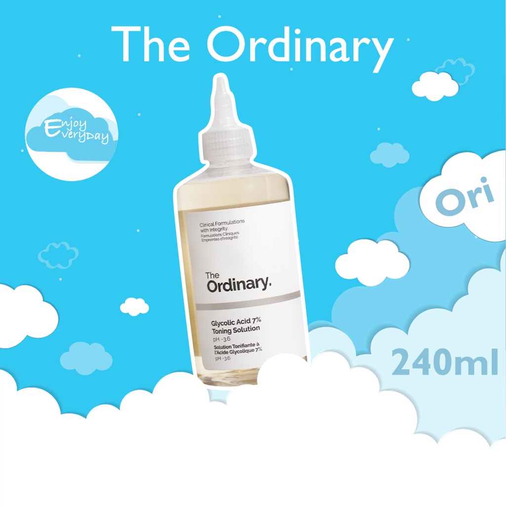 The Ordinary Glycolic Acid 7 Exfoliating Toning Solution Size 240ml