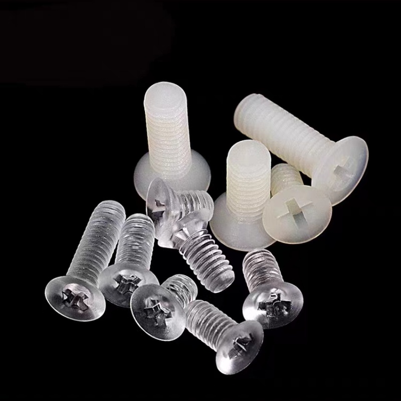 Nylon Screw Phillips Flat Head Plastic Screw Countersunk Head Screw Insulation Bolt Countersunk