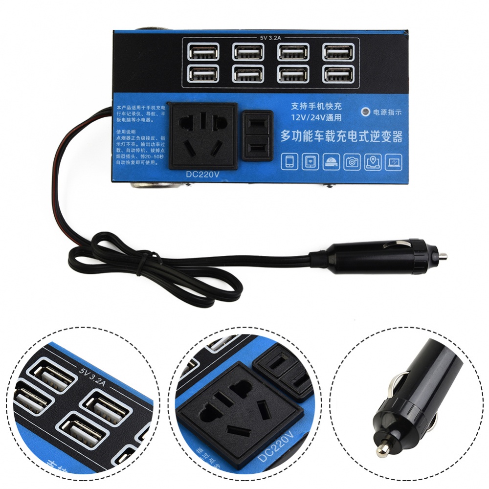 Power Inverter Vehicle Battery Converter Voltage Transformer For Phone