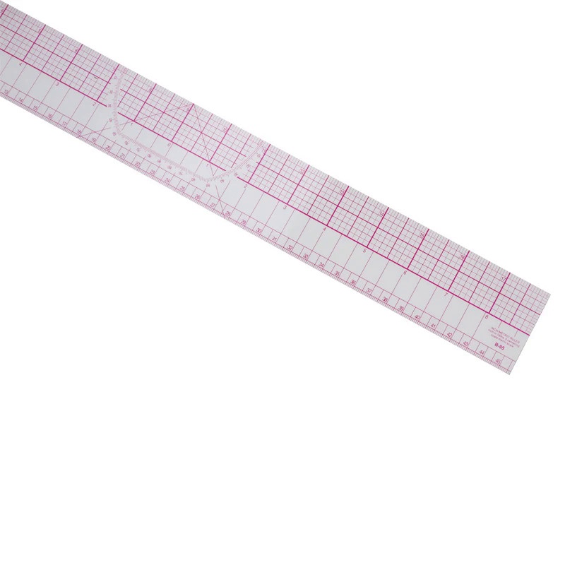 1PCS Styling Design Straight Ruler French Curve Hip Curve Cut-Out Slot ...