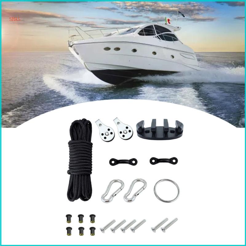 Shas Marine Kayak Anchors Trolley System set Easy Installation