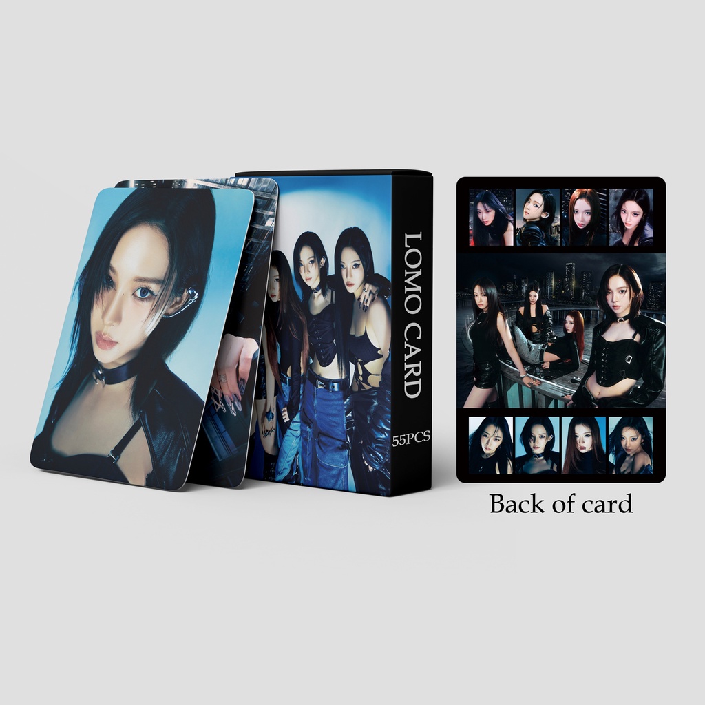 55pcs Aespa Drama Lomo Cards 3rd Mini Album My World Photocards Winter