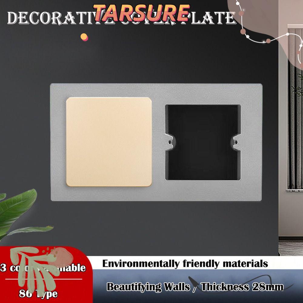 TARSURR Switch Socket Panel, Plastic Universal Wall Panels, Switch