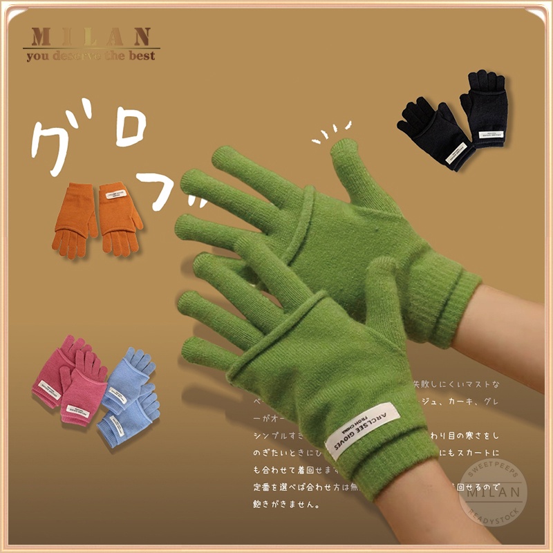 Five finger store half gloves