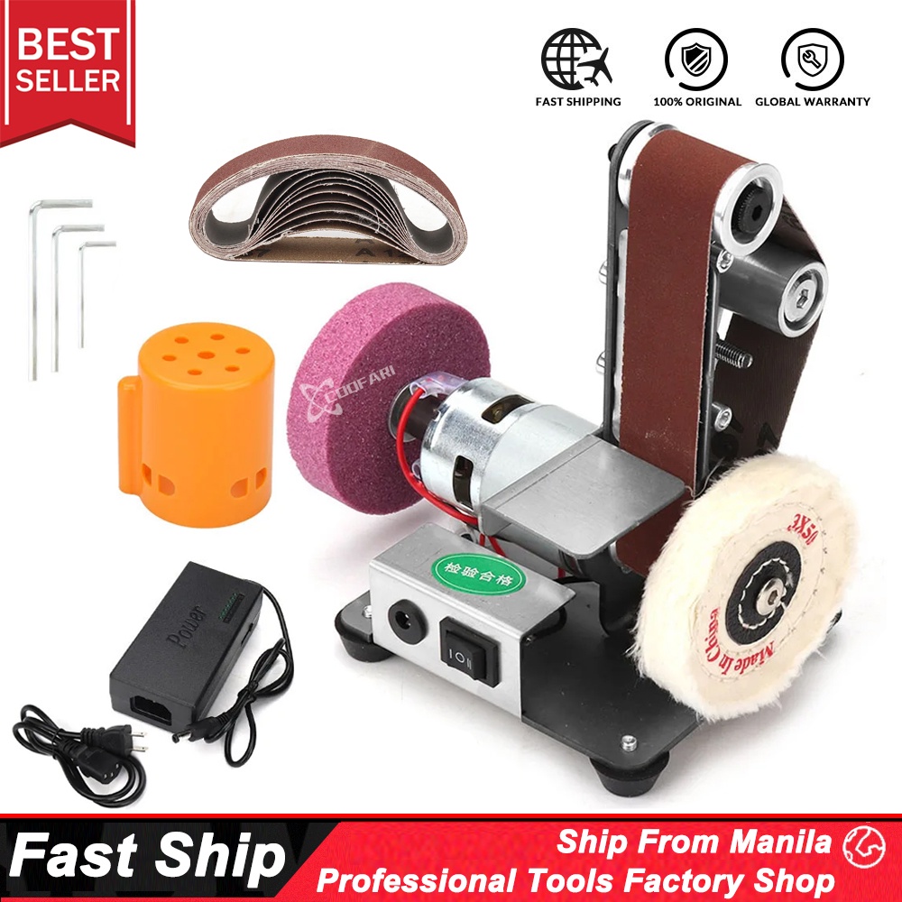 Angle Grinder Grinding Machine Belt Grinder Mini Belt Sander DIY