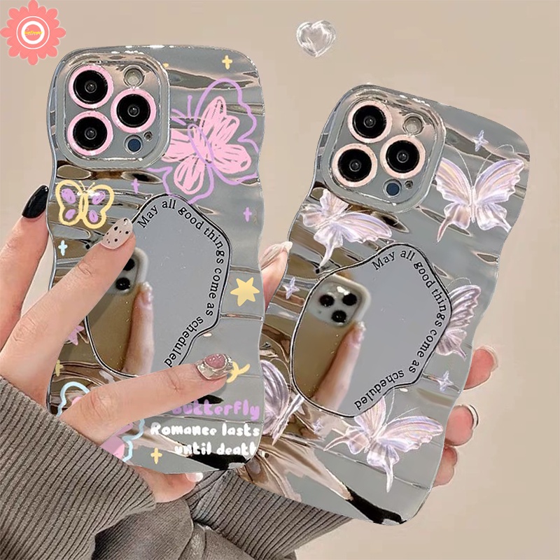 Make Up Mirror Casing For Realme C53 C25 C11 C15 C51 C12 C55 C25Y C35 ...