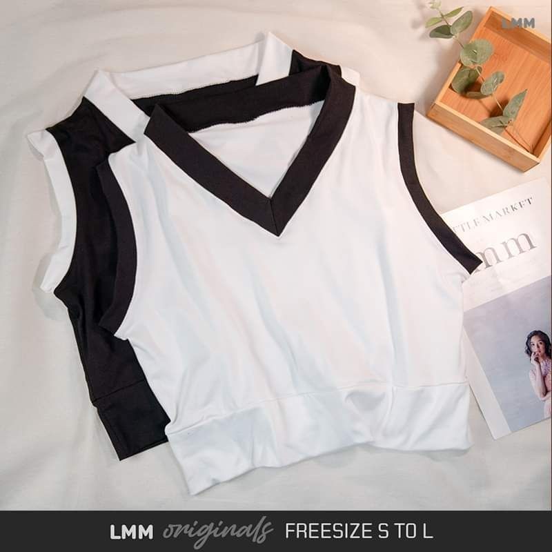 contrast-trim-oversized-men-women-vest-type-two-tone-vests-korean