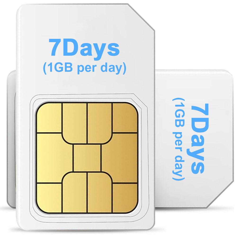 Data SIM Card for 7 Days Data Card Unlimited Access Mobile