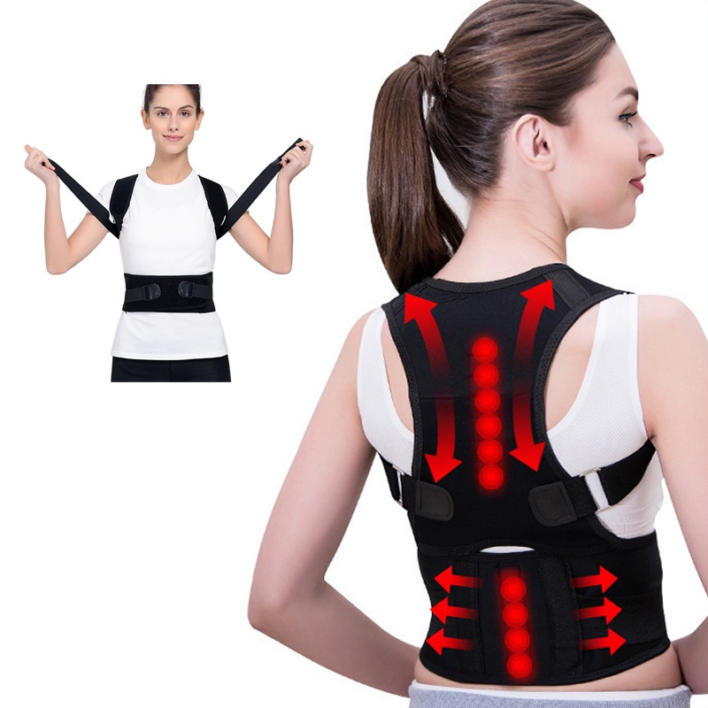 Magnetic Orthopedic Posture Corrector Scoliosis Magnet Humpback Girdle ...