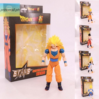 Dragon Ball Resurrection blue hair Son Goku SHF Anime Figure Model Toys  Gift 6