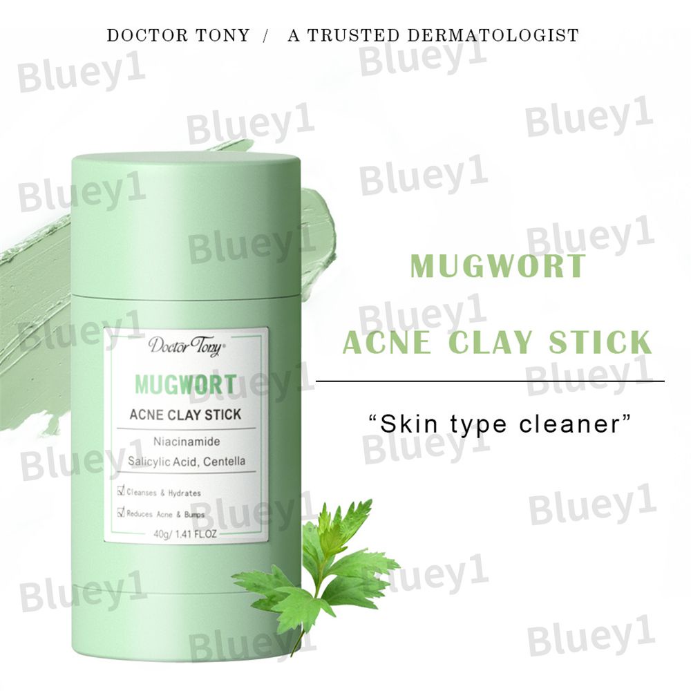 Dorctor Tony Mugwort Acne Clay Mask Stick (40g) Cleaning Mud Film ...