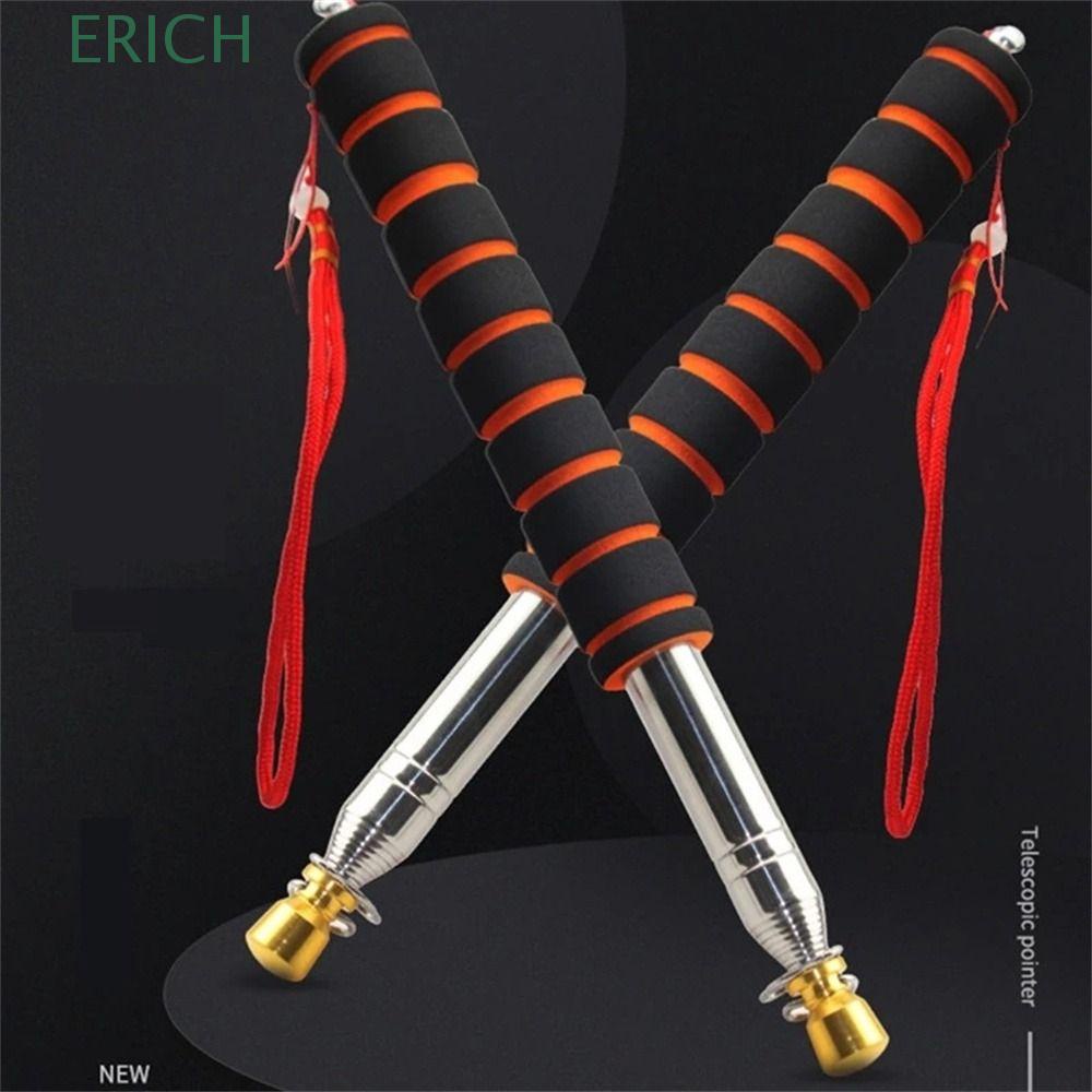 ERICH Pole Flag, Stainless Steel Sponge Handle Telescopic Flag Pole ...