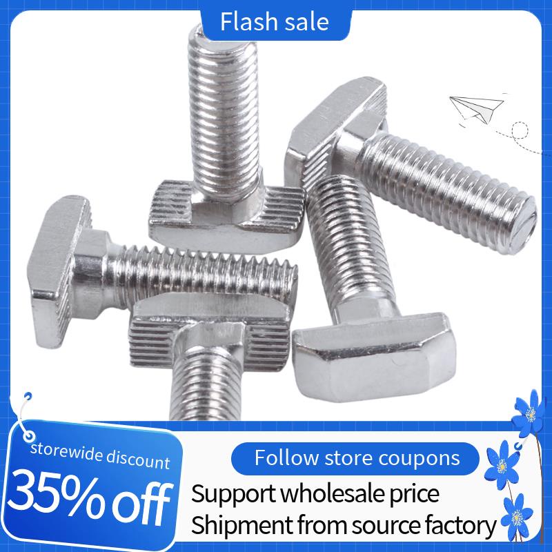 M8 Thread 20mm T-Slot Drop-In Stud Sliding Screw Bolt Carbon Steel 40 Series 20pcs - View #7