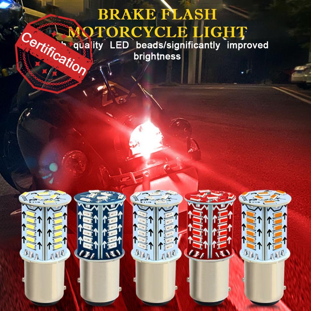 LED Motorcycle Strobe Brake Light Car Tail Flash Reversing Super