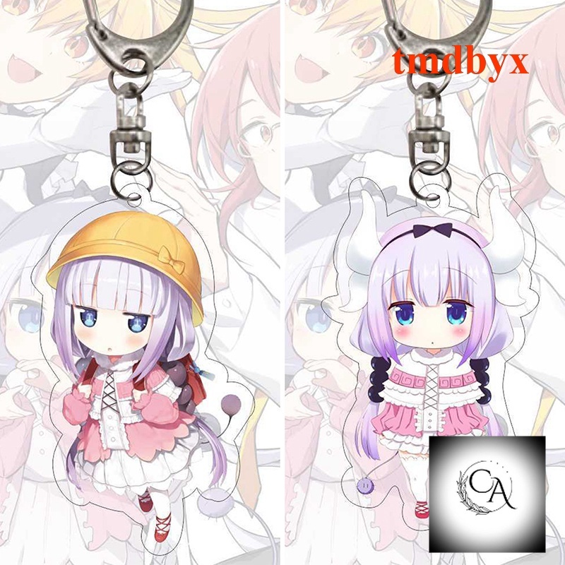 Tmdbyx Acrylic Keychains Anime Character Kobayashi San Chi No Maid
