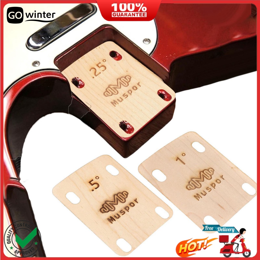 GT.B Lightweight Guitar Neck Shims Premium Guitar Neck Shims Enhance
