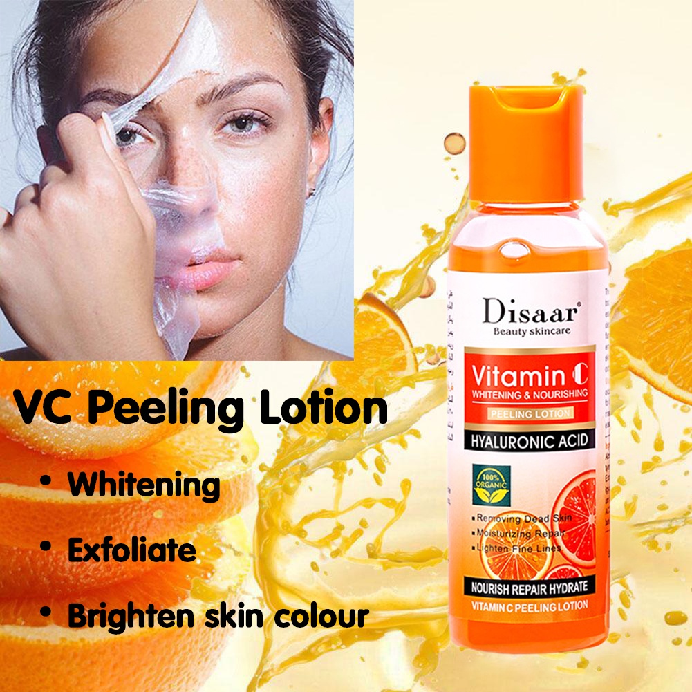 DISAAR Orange Vitamin C Peeling Lotion Whitening Skin Anti Wrinkle ...