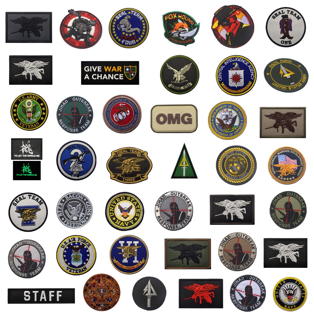 Velcro Patch Unique PVC Badge Holy War Epidemic Coping Group Cloth ...