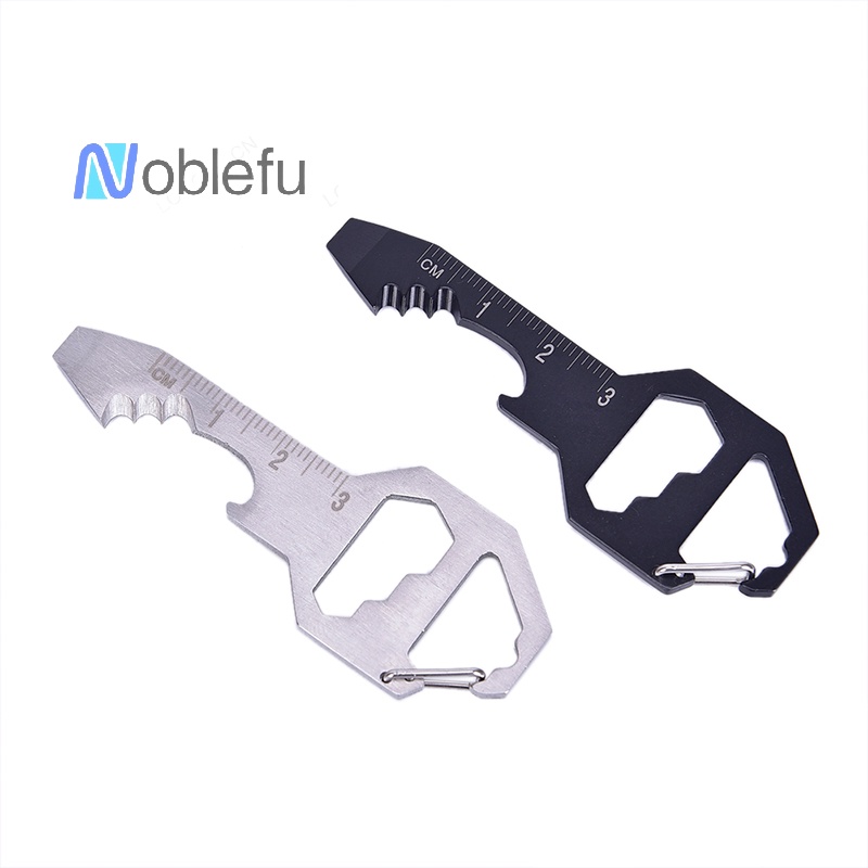 [Noblefu] Outdoor Multifunction Tool Card Opener Keychain With Multi
