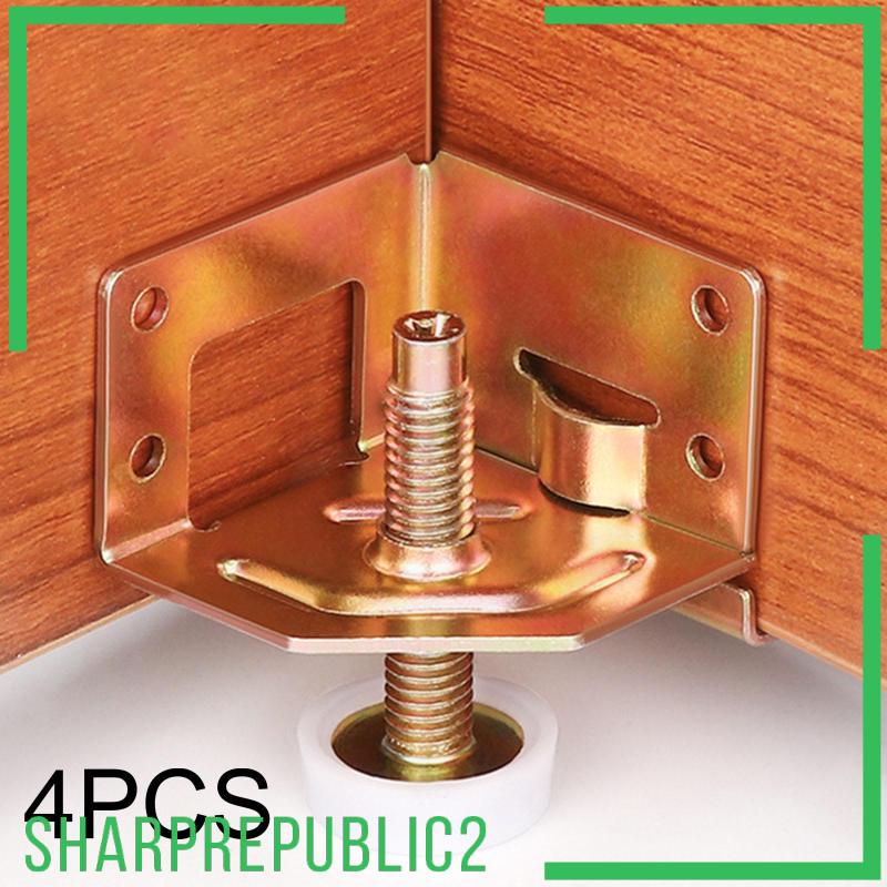[Sharprepublic2] Furniture Legs Levelers Bottom Pads Replaces Easily