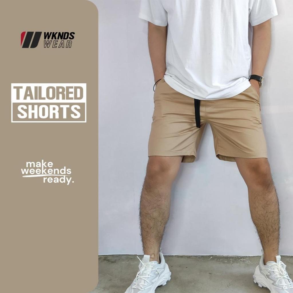 Tailored Short Plain Chino for Men by WKNDS Clothing | Shopee Philippines