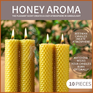 61m Organic Hemp Candle Wick Core W/Pure Bee Wax For DIY Oil AA