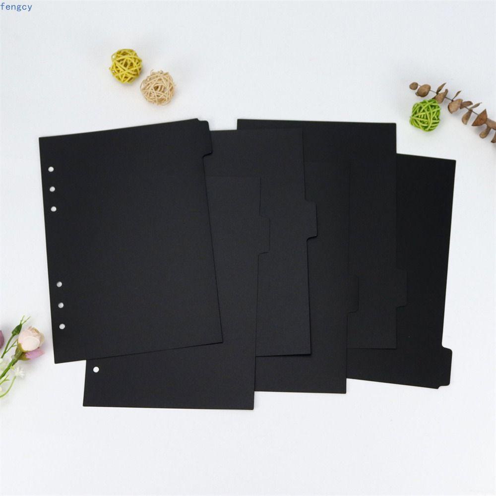 FENGCY Index Divider 6 Holes Cute Page Dividers Inner Paper Planner A5 ...