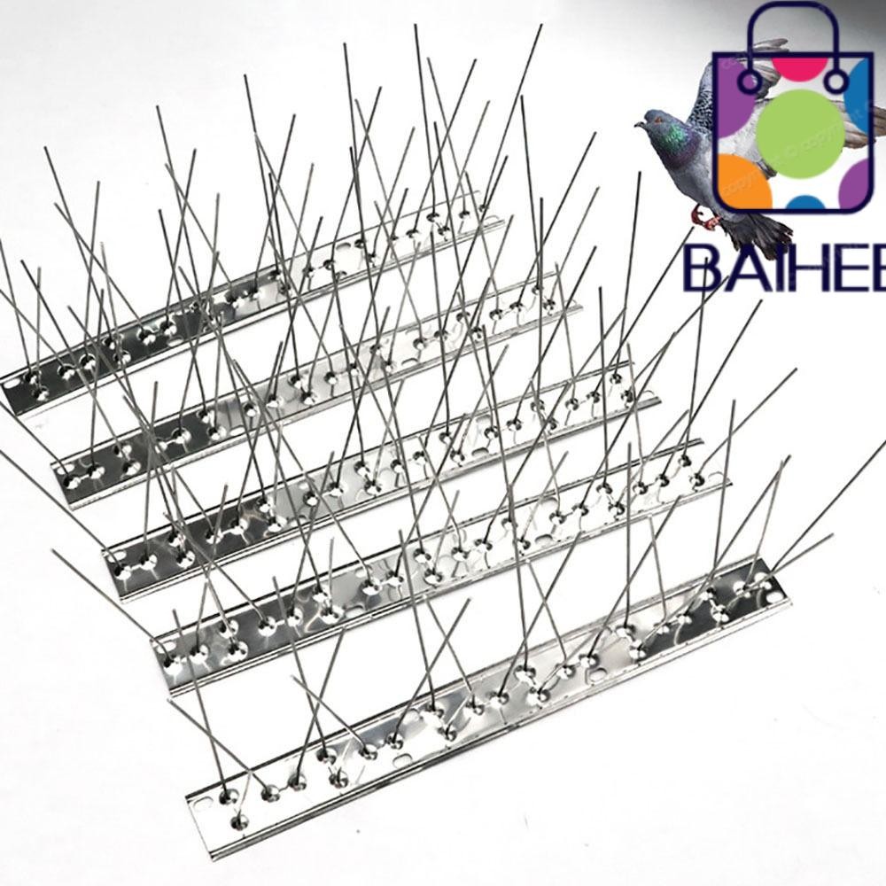 BAIHEE Birds Repeller, Rust Resistance Stainless Steel Birds Spikes, 25 ...
