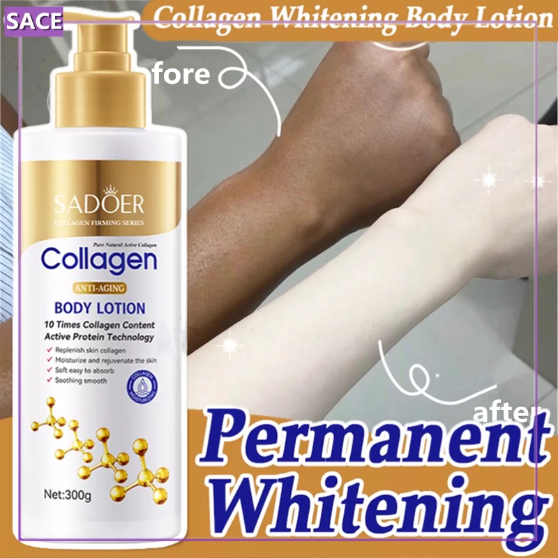 300g Collagen Firming Whitening Body Lotion Permanent whitening