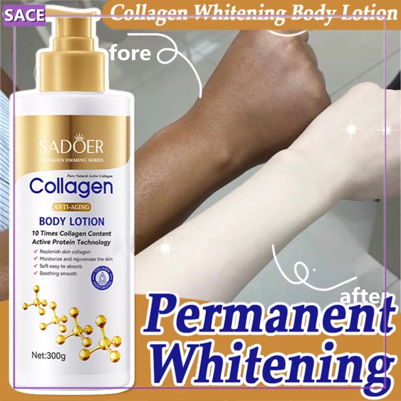 300g Collagen Firming Whitening Body Lotion Permanent whitening ...